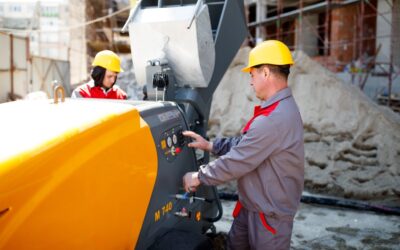 Tencuieli mecanizate pe bază de ciment